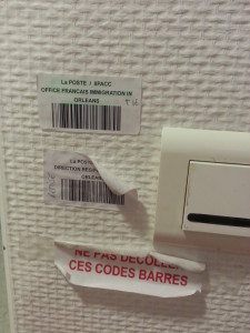 code barre etiquettes la poste